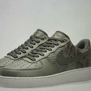 Nike Gray and Gold Sneakers